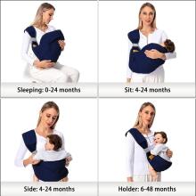 Baby Sling Adjustable/Koala Sling Art.119028 Black Daugiafunkcinis vaikų diržas