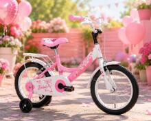 Esperia Kids Bike Junior Game Girl 14 Art.Art.9700 Children's bicycle with inflatable wheels and a steel frame