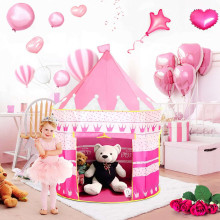 Springos Vigvam Art.KG0018 Pink Игровая палатка детская 100x140см