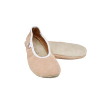 Bebe Basic Hip-Hop Gymnastics Shoes Art.SB120 Nude Чешки гимнастические c кожанной подошвой