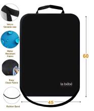 La bebe™ Car Seat Back Protector Art.135335 Gray Защитный чехол для спинки переднего сидения
