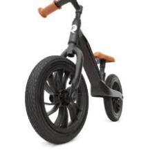 Aga Design Qplay Racer Art.20516 Brown Juodas vaikiškas bėgimo takelis su metaliniu rėmu ir pripučiamais ratais