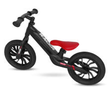 Aga Design Qplay Racer Art.20516 Brown Juodas vaikiškas bėgimo takelis su metaliniu rėmu ir pripučiamais ratais