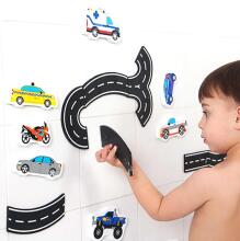 Bebe Basic Art.KX5657 Light Foam bath toy street cars