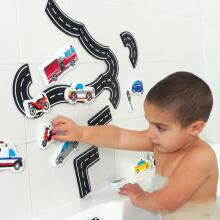 Bebe Basic Art.KX5657 Light Foam bath toy street cars