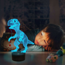 3D dinozaurs, krāsains