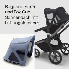 Bugaboo Fox/Cameleon3/Lynx breezy sun canopy v2 Art.152384 Seaside Blue Apsauga nuo saulės