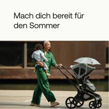 Bugaboo Fox/Cameleon3/Lynx breezy sun canopy v2 Art.152384 Seaside Blue Apsauga nuo saulės