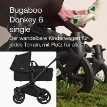 Bugaboo Donkey 6 Mono Сomplete Art.152421 Black Kūdikių universalus vežimėlio transformatorius
