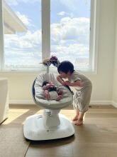 4moms MamaRoo 5.0 Infant Seat Art.156279 Classic Grey pilka revoliucinė supamoji kėdė