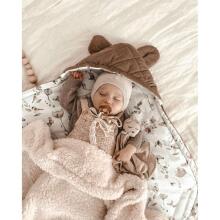 La Bebe™ Sleep Comforter Art.156856 Black Minkšta šluostė miegui