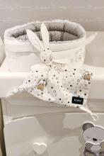 La Bebe™ Sleep Comforter Art.156856 Black Minkšta šluostė miegui