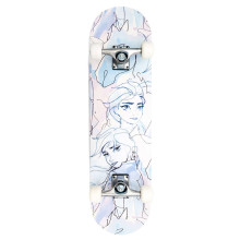 BIG WOODEN SKATEBOARD FROZEN WATERCOLOR