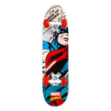 WOODEN SKATEBOARD CAPTAIN AMERICA