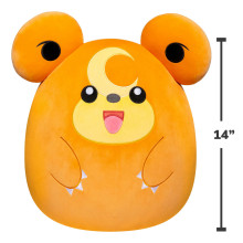 SQUISHMALLOWS POKEMON plīša rotaļlieta Teddiursa, 35 cm