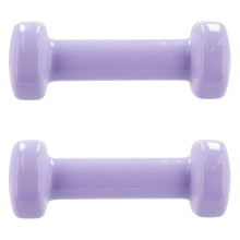 A set of vinyl dumbbells Spokey SHAPE 2x 0,5 kg