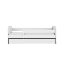 Bed babydreams white frozen land with drawer with non-flammable mattress 180/80