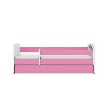 Bed babydreams pink raccoon with drawer with non-flammable mattress 180/80