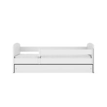 Babydreams white bed, without a pattern, without a drawer, latex mattress 160/80