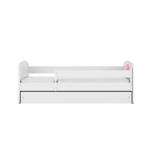 Babydreams white princess on a horse bed without drawer latex mattress 180/80