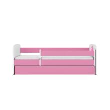 Babydreams bed, pink, princess on a horse, without drawer, latex mattress 160/80