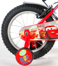 Bērnu velosipēds Disney Cars Children's Bicycle Red (Rata izmērs: 14”)