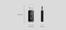 Флэш-накопитель SILICON POWER Blaze B02 USB 256 ГБ USB Typu-A 3.2 Gen 1 (SP256GBUF3B02V1K) Черный