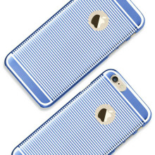 X-Fitted Aizmugurējais Plastikata Apvalks Priekš Apple iPhone 6 / 6S Zils / Zebra