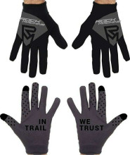 Вело перчатки Rock Machine Race, черный/серый, размер S