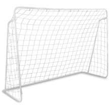 Futbola vārti 245 x 155 x 80 cm + tēmēšanas paklājiņš