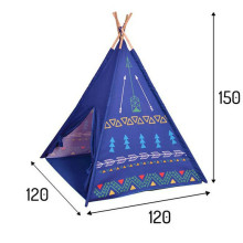 Палатка-шалаш вигвам для детей фиолетовый Ecotoys