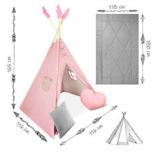 Палатка-вигвам детская NK-406 Нукидо - розовый