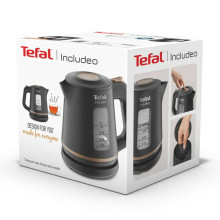 Elektriskā tējkanna Tefal Includeo KI533811 1 l 2400 W Melns