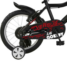 Детский велосипед GoKidy 16 Versus (VER.1601) черный/красный