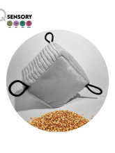 NO ODD Sensory Shapes Art.163975 Bag with 7 shapes, fillings and texture mini pillows