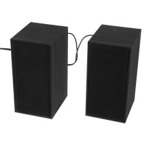 Tellur Basic 2.0 Speakers, 6W, USB/Jack, Wooden case, Volume control, Black