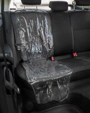 Protective foil under the car seat