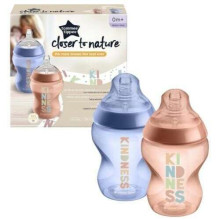 Closer to Nature 2 Baby Bottles 260ml 0 Month and +