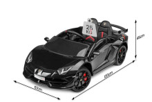 BATTERY RIDE-ON VEHICLE LAMBORGHINI BLACK