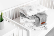 Bamboo and cotton blanket – grey