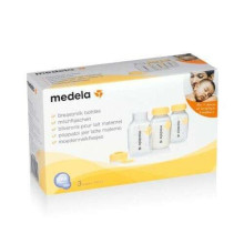 0074  Medela Breastmilk Storage Bottles 150ml - Pack Of 3