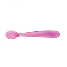 061846 SOFT SILICONE SPOON 6+ PINK 2 PCS