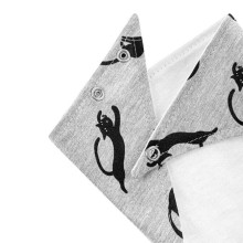 A1502 Baby bandana, 100% cotton (1 pc), snap fastener CATS