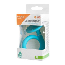 A0114 Silicone teether Blue snail