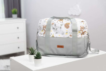 ECO LEATHER stroller BAG WHITE FOREST ADVENTURE