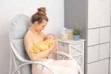BAMBOO DIAPER 2-PACK MINT+YELLOW 120X120
