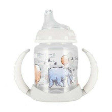 743945 BOTTLE WITH TEMPERATURE INDICATOR 150ML WINNIE THE POOH SILICONE SLOPPING SPOUT