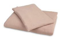 2-element MUSLIN bedding DUSTY ROSE 100x135 cm