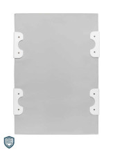 Stiffened Changing Pad WITH SAFETY SYSTEM - AFRICA PANDA GREY