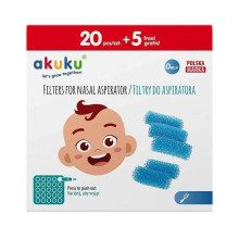 AKUKU Art.A0037 Vienreizējās lietošanas filtri deguna aspiratoram